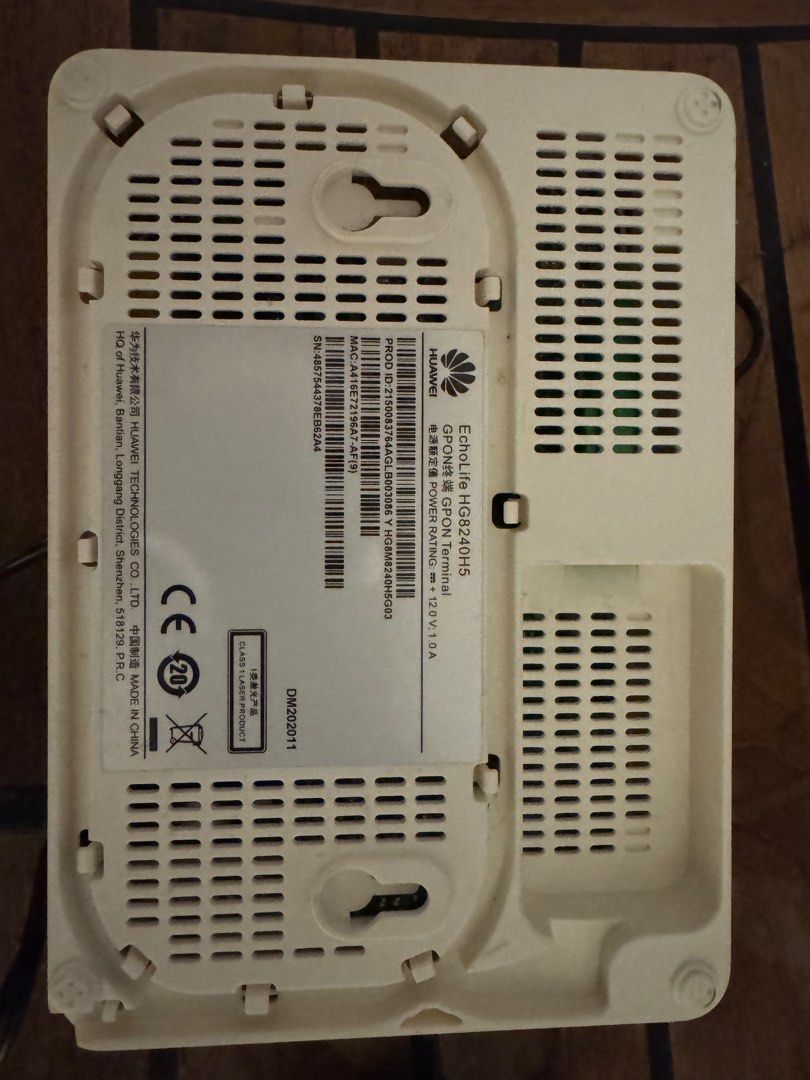 Huawei HG8240H5 GPON Terminal Router, Computers & Tech, Parts ...