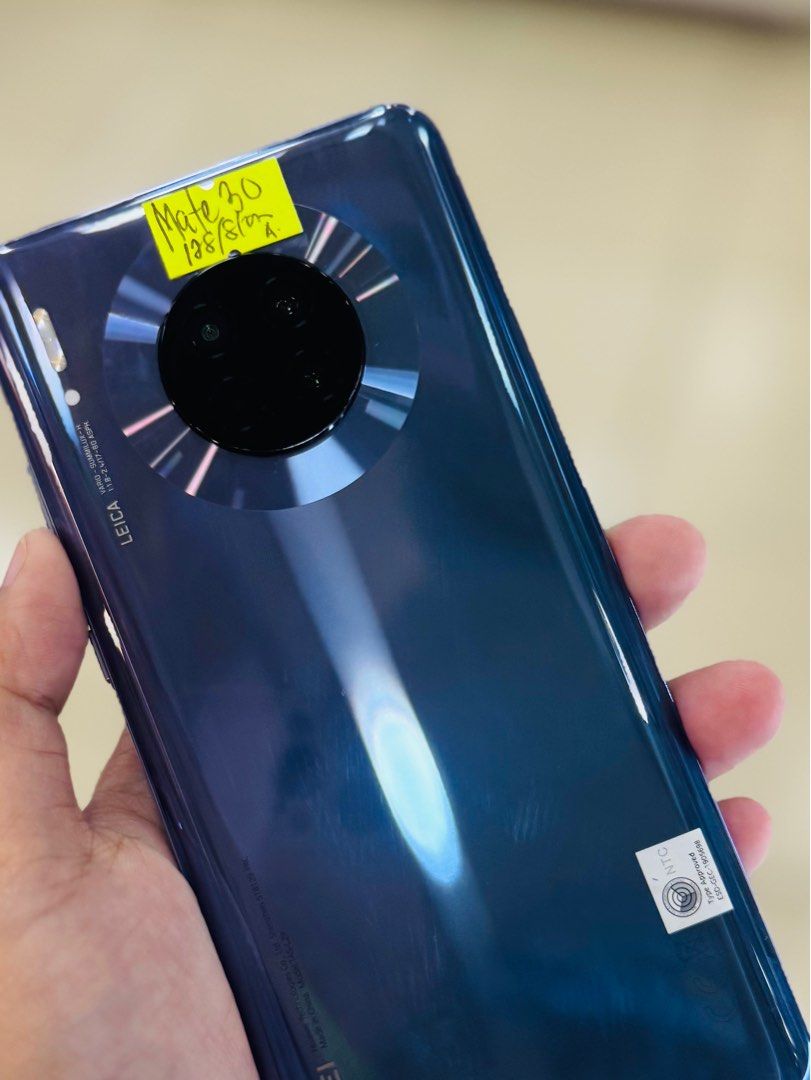 Huawei Mate 30 8/128GB openline global unit only no issues (Category: Huawei) located in San Juan City. Submitted by najihahtelecomshop2018 (Listing ID 1391645669, Image 1). Description: Legit Store | Original unit FOR SALE | TRADE / SWAP ▫️INSTALLMENT thru: 🔸Credit Card (straight / installment) 🔸Ggives / Gcredit + 6% interest 🔸Spay Later + 6% interest (RFS: Buy and Sell any kinds of Gadgets) Description: Huawei Mate 30 8/128GB NTC APPROVED Op