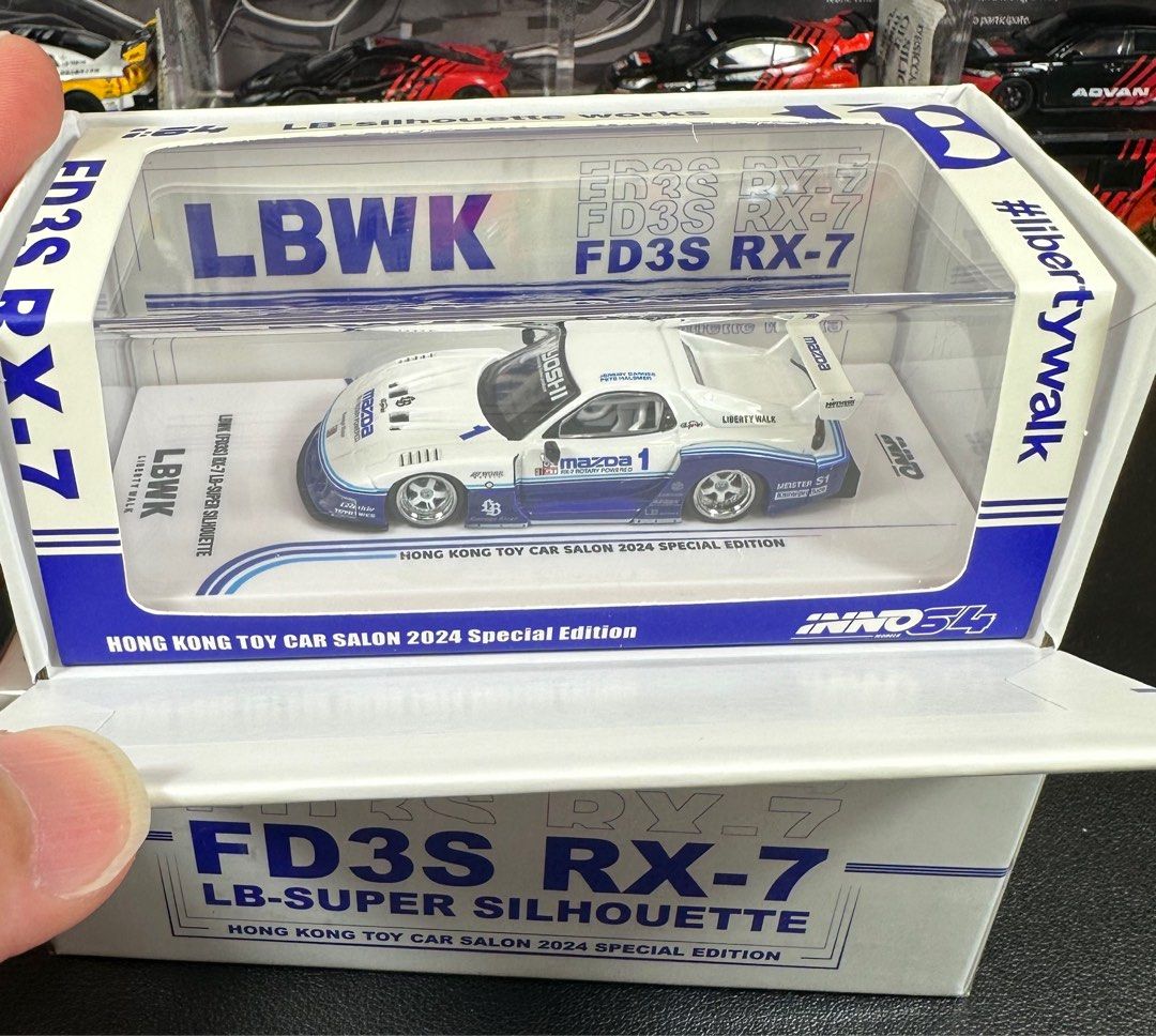 INNO64 LBWK FD3S RX-7 Hong Kong Toy Car Salon 2024, Hobbies & Toys ...