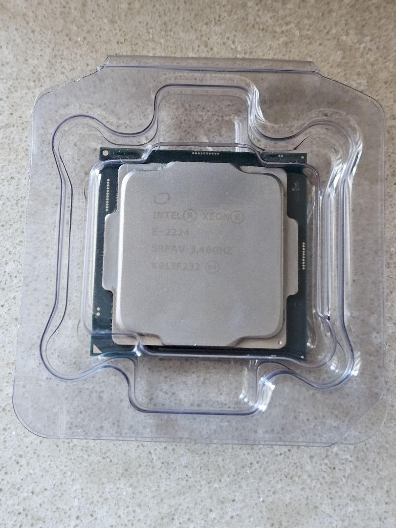 Intel® Xeon® Processor E-2224 （分類：電腦周邊產品）位於 Hong Kong。 由 small-ginger 提交（商品編號 1391593412，圖片 1）。簡介： Intel® Xeon® Processor E-2224 4 Cores 4 Threads 伺服器處理器 (Server CPU)。