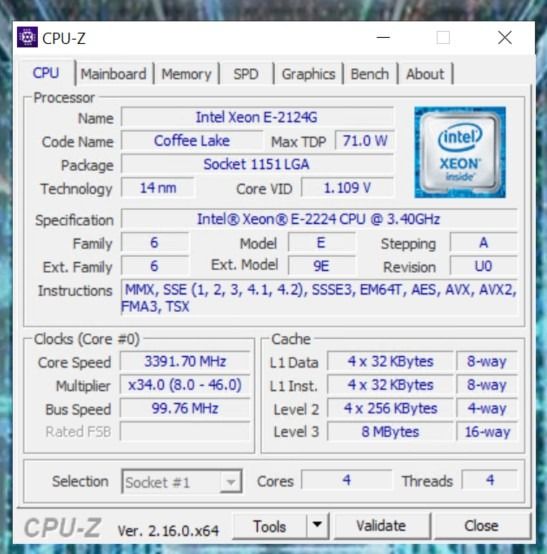 Intel® Xeon® Processor E-2224 （分類：電腦周邊產品）位於 Hong Kong。 由 small-ginger 提交（商品編號 1391593412，圖片 2）。簡介： Intel® Xeon® Processor E-2224 4 Cores 4 Threads 伺服器處理器 (Server CPU)。