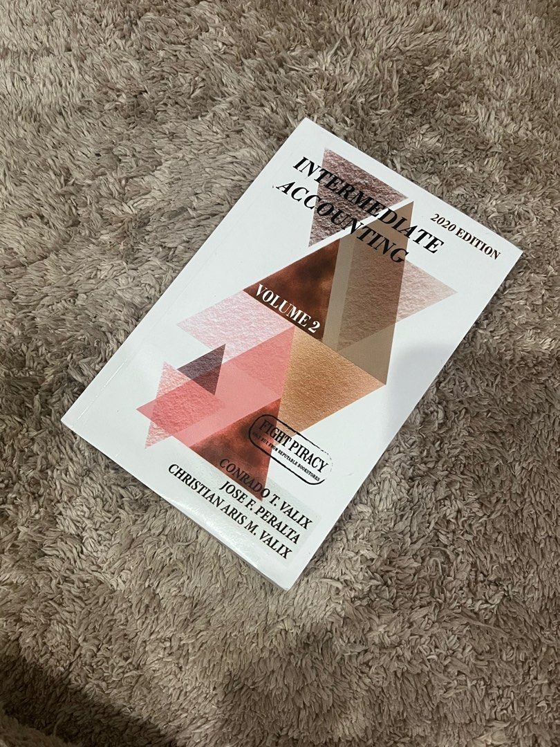 Intermediate Accounting Vol. 2 Valix (Category: Textbooks) located in Manila. Submitted by c0ldlaundry (Listing ID 1391662380, Image 1). Description: .