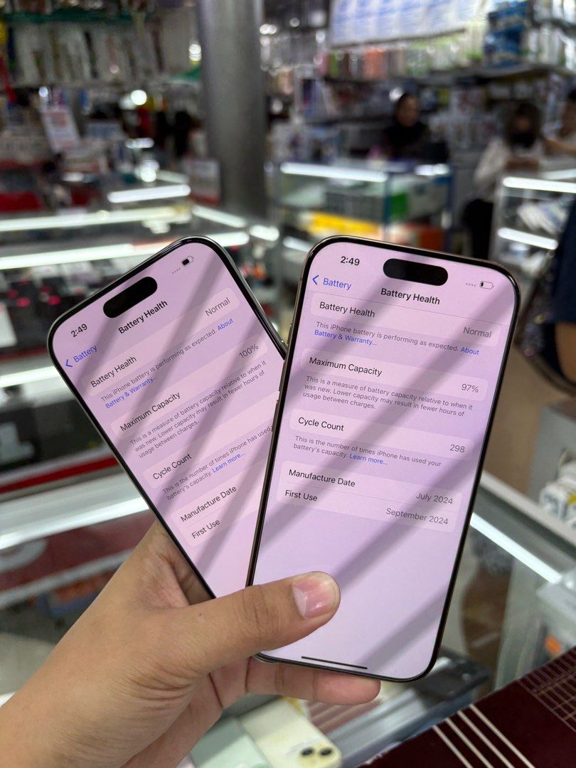 iPhone 16 Pro 128GB Factory Unlock No Issue Secondhand (Category: iPhone 16 Series) located in Pasig City. Submitted by FarAndRayShop (Listing ID 1391585804, Image 3). Description: OPEN FOR SWAP/SELLING/BUYING (RFS: Buy and Sell) Price: 46,999 iPhone 16 Pro 128GB •Factory Unlock •NO HIDDEN ISSUES •TEST TO SAWA •Authentic Phone Physical store in Greenhills Shopping Center XE-12 Stall Number Look For Rayray Or Anika NO CASH INSTALLMENT We are open 