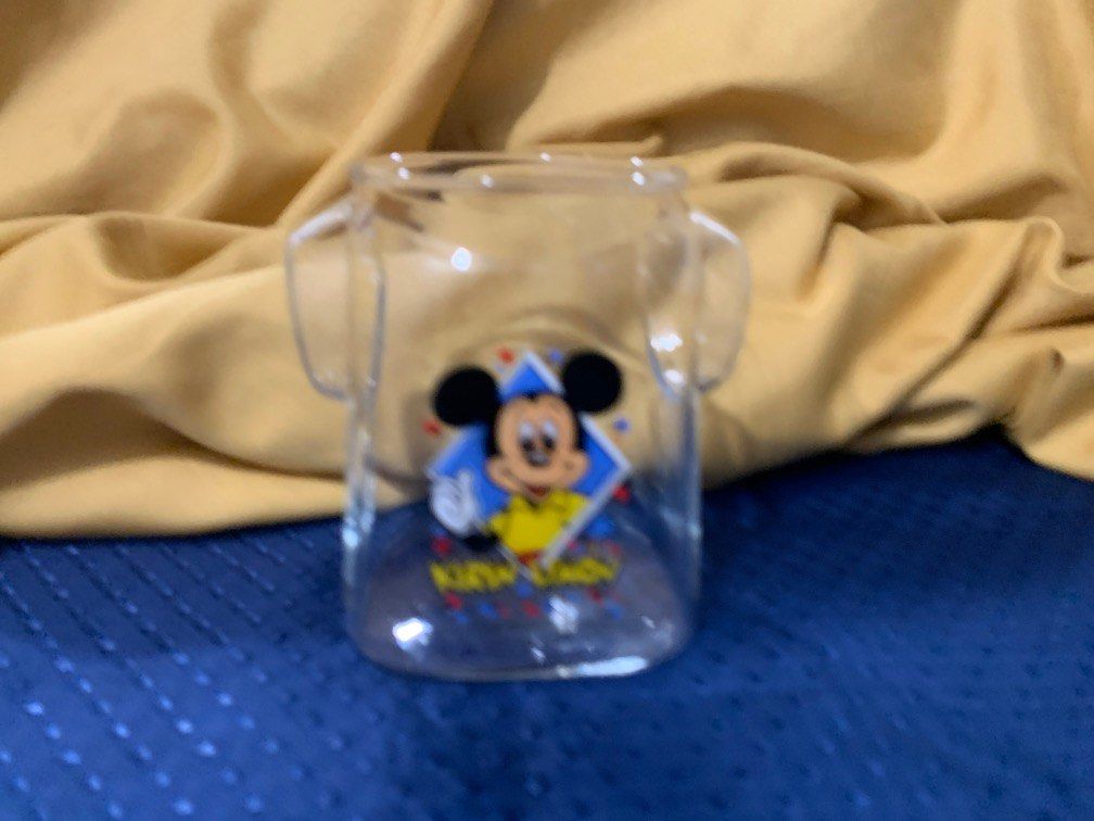 Mickey mouse glass accessories vase (Category: Dinnerware & Cutlery) located in Manila. Submitted by hellokitty_mnl (Listing ID 1391647209, Image 2). Description: Without box.