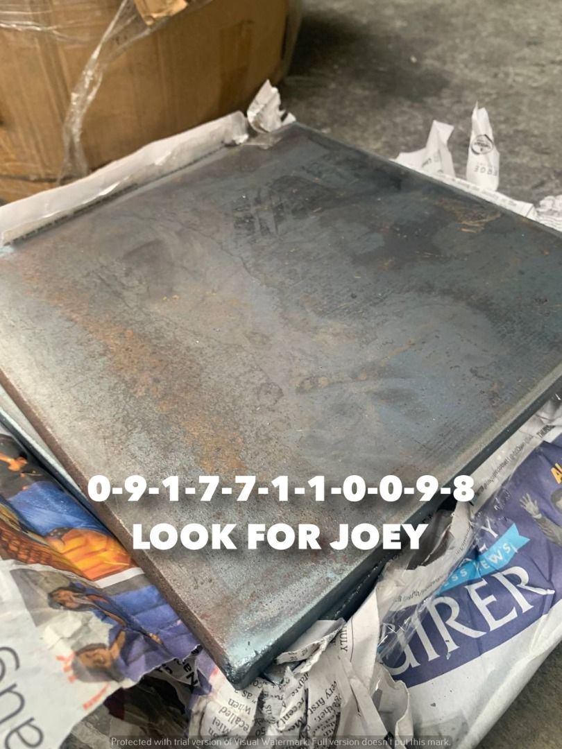 MILD STEEL PLATE (Category: Construction & Building Materials) located in Manila. Submitted by joeyroque09 (Listing ID 1391560246, Image 1). Description: MS PLATE SIZE: 1/2" X 10" X 12".