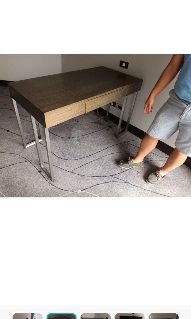 Modern study table with drawer (Category: Tables & Sets) located in Las Pinas. Submitted by jesus1smysavi0r (Listing ID 1391616549, Image 1). Description: .