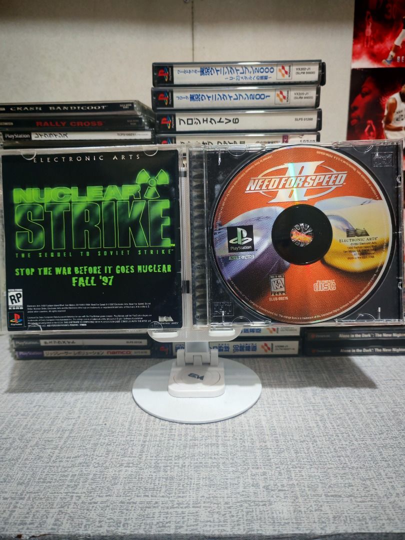 NEED FOR SPEED II PS1 (Category: PlayStation) located in Santa Rosa. Submitted by tristanmunoz (Listing ID 1391605895, Image 3). Description: FOR SALE!!! Php 700 NEED FOR SPEED 2 PS1 ELECTRONIC ARTS NTSC-U/C CIB 100% Authentic Tested working condition RARE, COLLECTIBLE Can do video calls Warranty: 24 hours testing warranty, will do change/return if item are proven damaged (will be void if defect is caused by accident, misuse, negligence, includin