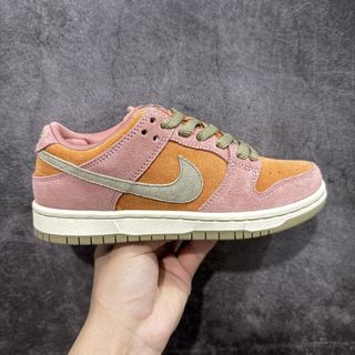 Parris Goebel Dunk Pink Brown Authentic Parris Goebel X Nike Dunk