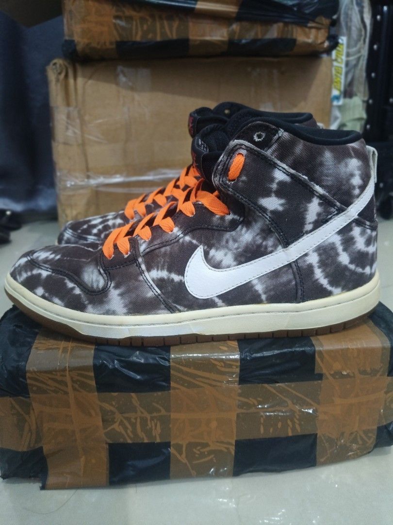Sb Dunk Nike Tie Dye Higher Nike SB Dunk High Tie Dye Black Men's