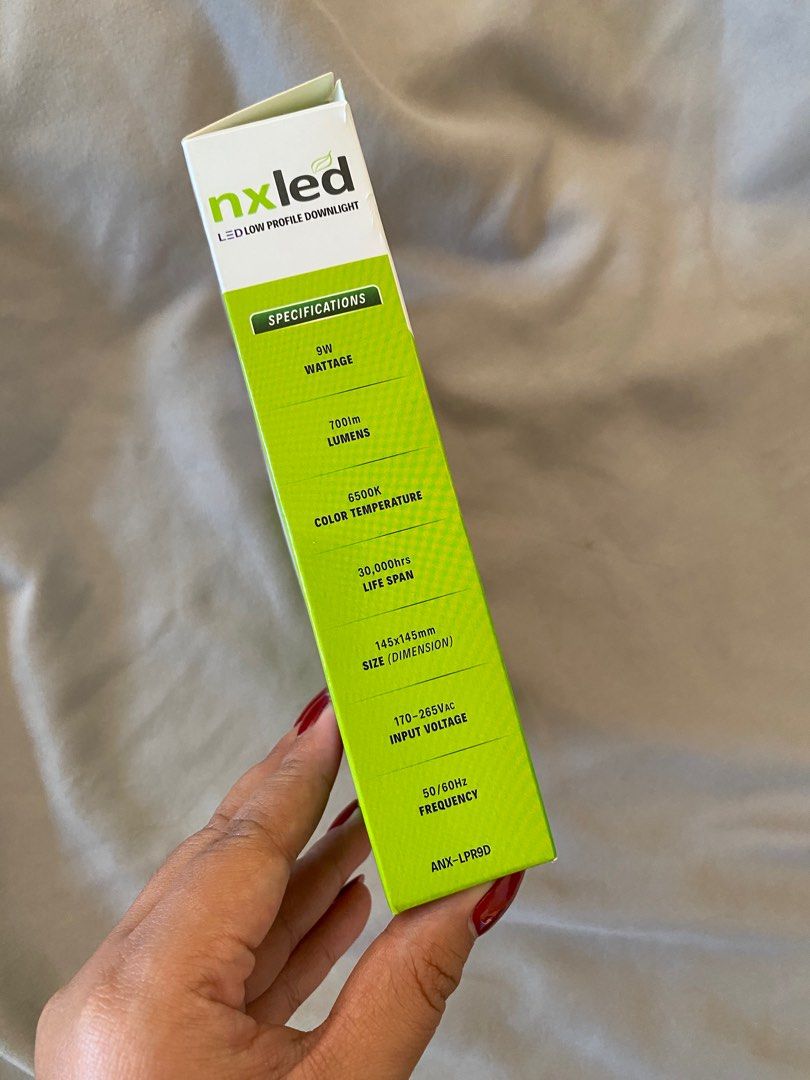 Nxled Led Low Profile Downlight 9w (Round) (Category: Lighting) located in Malabon City. Submitted by declutteredbycole (Listing ID 1391556641, Image 2). Description: got it for ₱429 in handyman never used.
