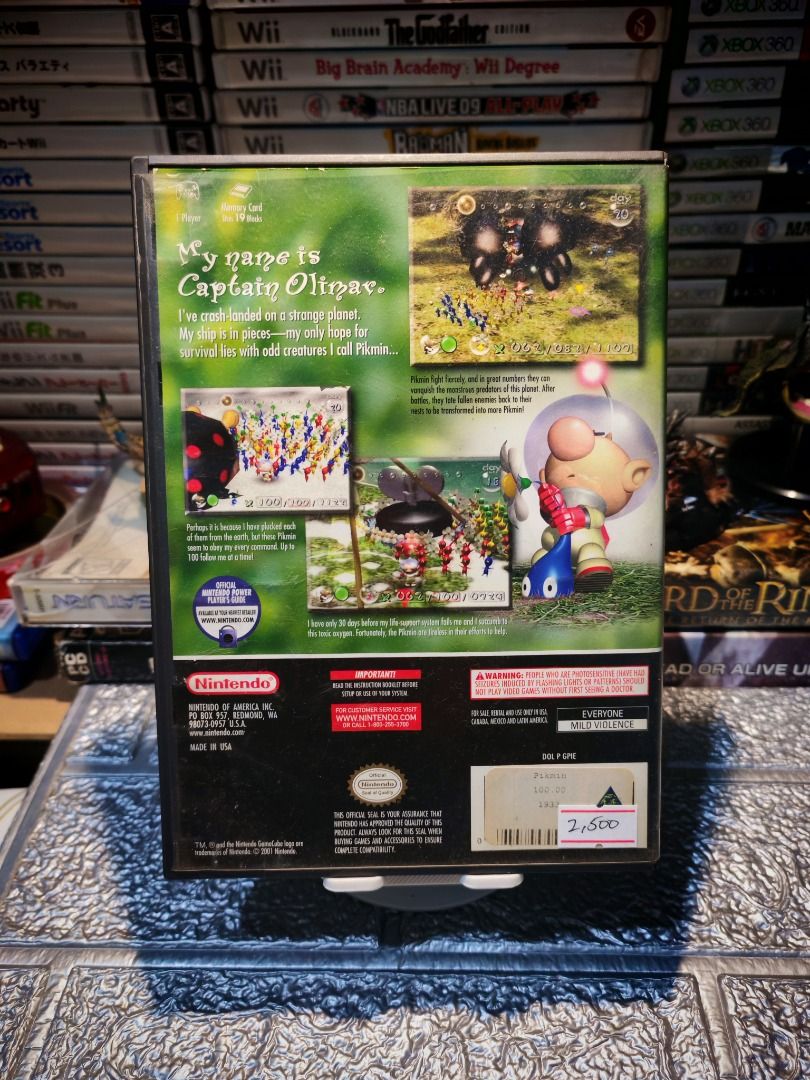 PIKMIN GAMECUBE (Category: Nintendo) located in Santa Rosa. Submitted by tristanmunoz (Listing ID 1391603097, Image 2). Description: FOR SALE!!! Php 2500 PIKMIN GAMECUBE NINTENDO NTSC-U/C (USA/CANADA) Tested working condition 100% Authentic Rare and Collectible Can do video calls Warranty: 24 hours testing warranty, will do change/return if item are proven damaged (will be void if defect is caused by accident, misuse, negligence, including tamper