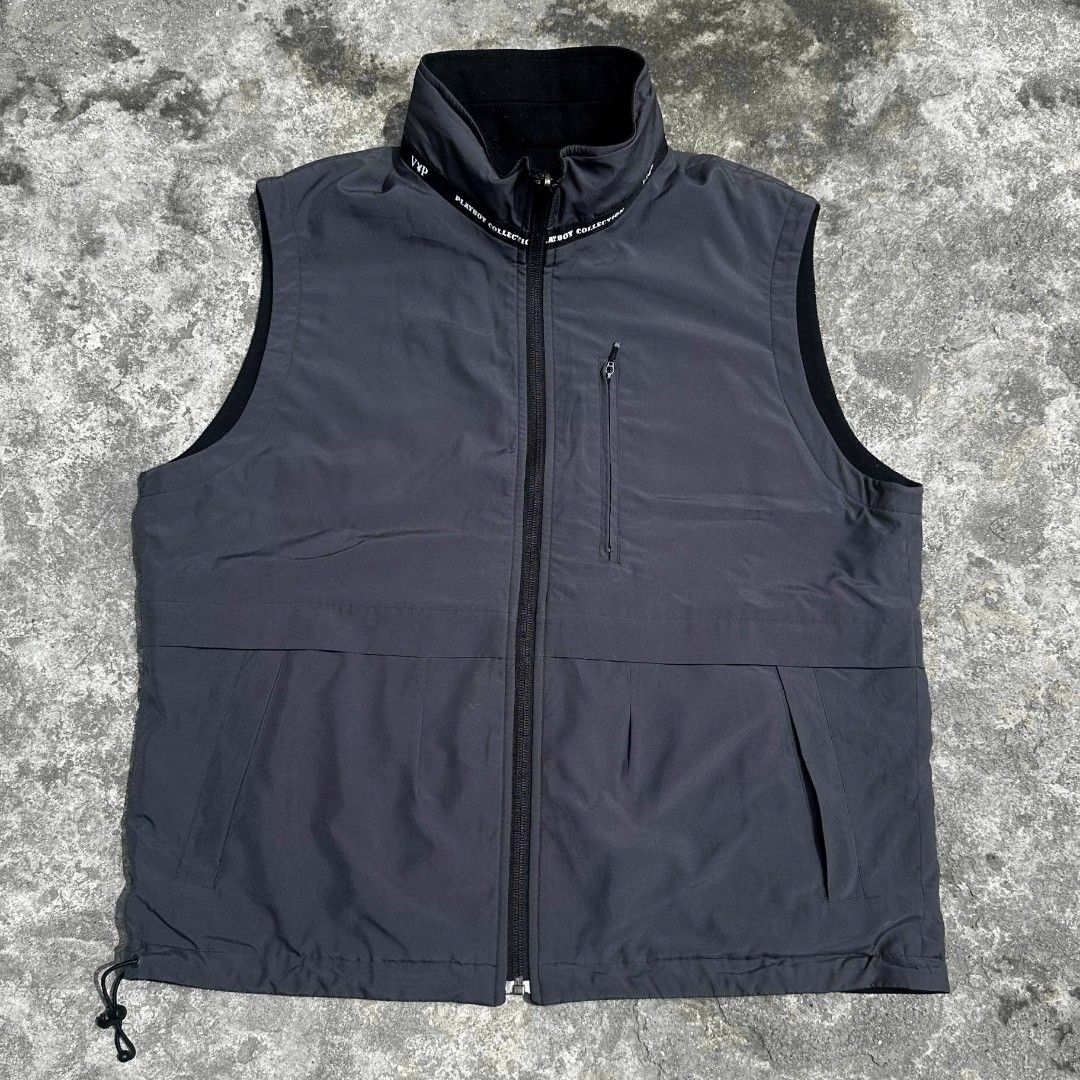 Playboy Reversible Vest (Category: Vests) located in San Mateo. Submitted by oldgear (Listing ID 1391607549, Image 3). Description: Playboy Reversible Vest 549php Size L Dimension L 24.5inch W 22.5inch Excellent condition Issue:minor scratch Dm+Details Gcash payment.