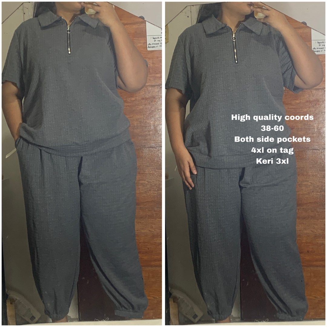 Plus size coordinates (Category: Sets or Coordinates) located in Muntinlupa City. Submitted by peneloppeban (Listing ID 1391599686, Image 1). Description: Yoiz/curvsy superb quality.