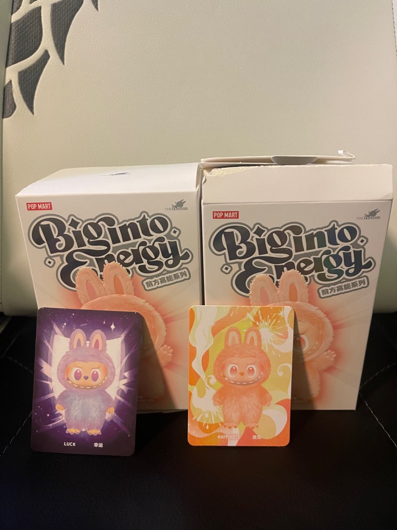 POP MART Big into Energy Labubu v3 - Luck/Happiness, Hobbies & Toys ...