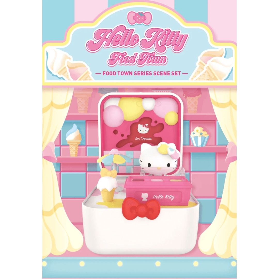 Pop Mart Hello Kitty Food Town Series (Category: Designer & Blind Box Toys) located in Valenzuela. Submitted by littlechopletsph (Listing ID 1391667705, Image 1). Description: P900 EACH / P850 EACH IF BUYING 3 OR MORE Happy Ice Cream Shop Japanese Sushi Restaurant Pizzeria Space Juice Bar Seafood Shop on Board Ramen Restaurant Delicious Cafe Matcha Dessert Shop - Opened box, sealed foil MOP: Gcash/BPI MOD: J&T/SDD.
