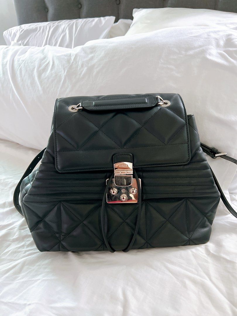 Preloved Furla backpack (Category: Luxury Bags & Wallets) located in Antipolo. Submitted by minimalist.chic (Listing ID 1391740543, Image 1). Description: Preloved, slightly used. Rfs: too many bags.