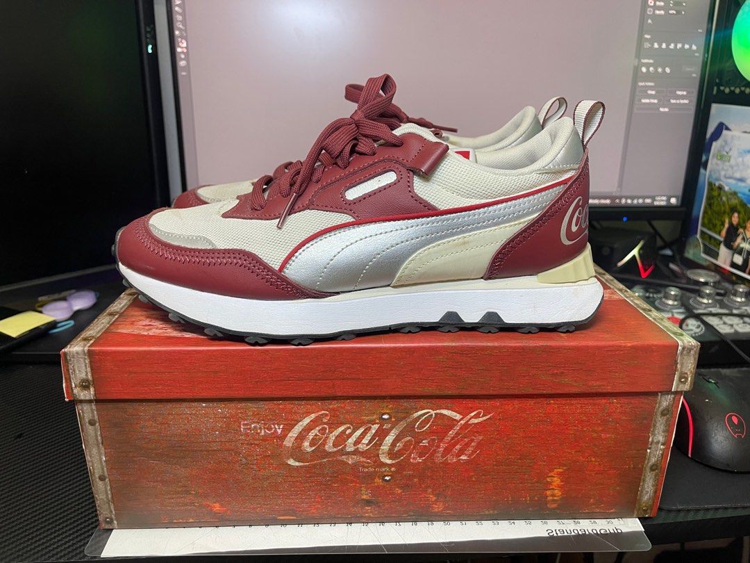 Coke Rider Rider FV LE COCA COLA, Men's Fashion, Footwear, Casual shoes on Carousell