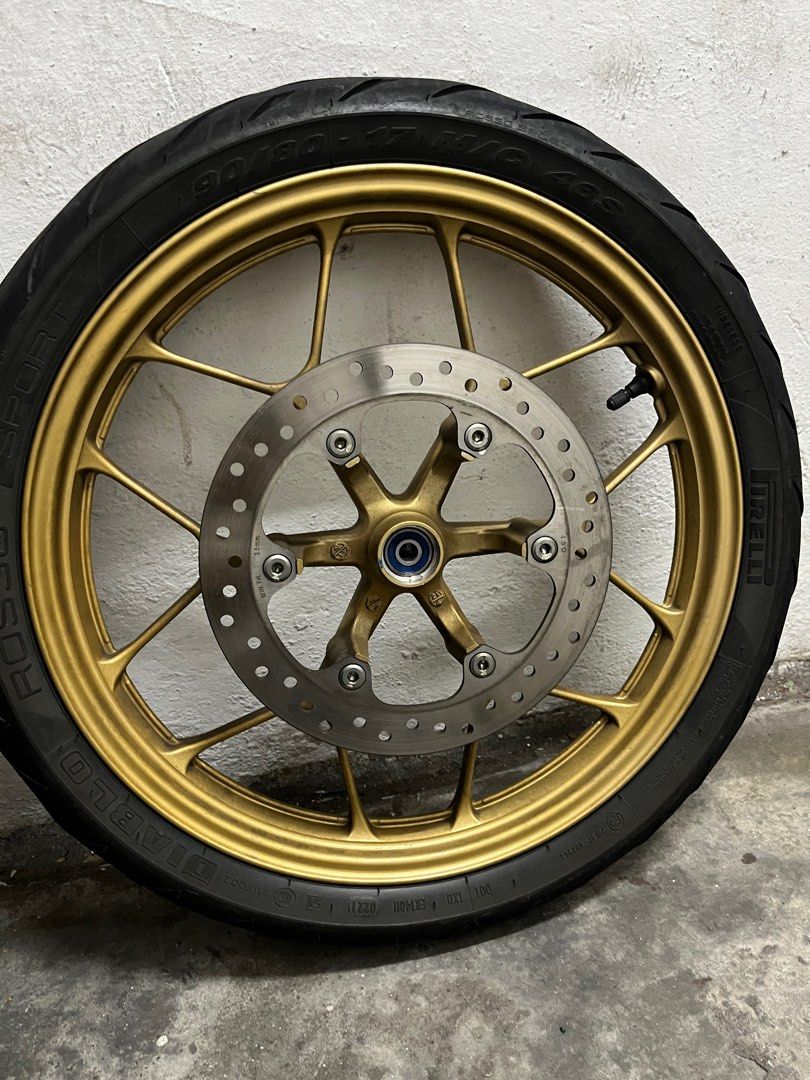 Rs 150 Rim Gold Rim original honda rs150 v2, Motorbikes on Carousell