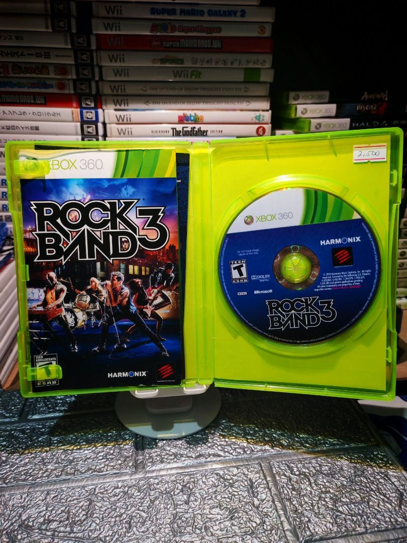 ROCK BAND 3 XBOX 360 (Category: Xbox) located in Santa Rosa. Submitted by tristanmunoz (Listing ID 1391554951, Image 2). Description: FOR SALE!!! Php 2500 ROCK BAND 3 XBOX360 MAD CATZ INTERACTIVE HARMONIX NTSC CIB 100% Authentic Tested working condition RARE, HARD TO FIND Can do video calls Warranty: 24 hours testing warranty, will do change/return if item are proven damaged (will be void if defect is caused by accident, misuse, negligence, inclu