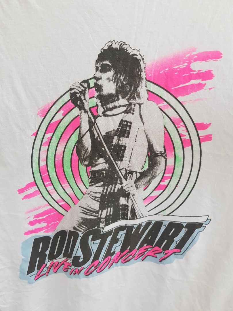 Rod Stewart Short Sleeve (Category: Tshirts & Polo Shirts ) located in Nabua. Submitted by i.nixie (Listing ID 1391688527, Image 2). Description: Size XL (31x22.5) Excellent Condition Manipis ang tela 399+ship Payment First No COD No RETURN.
