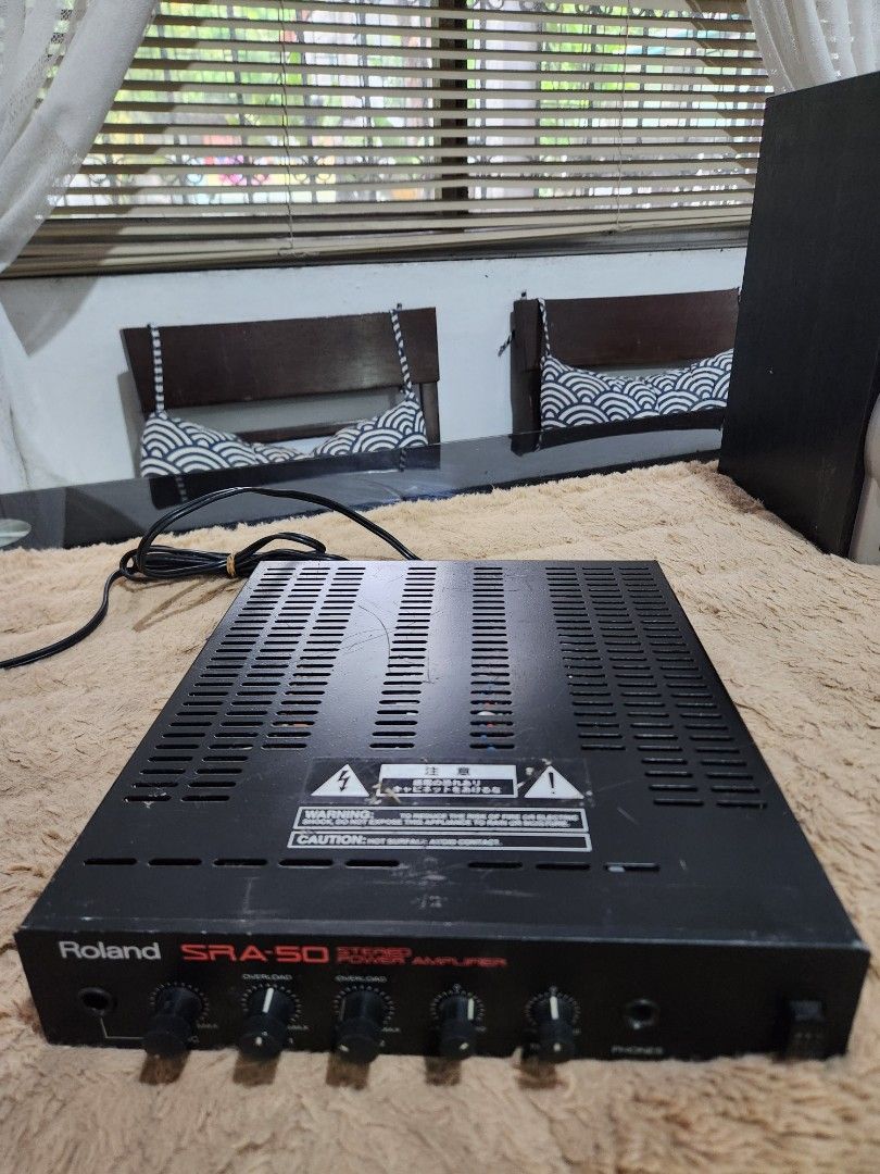 Roland SRA-50 AMplifier (Category: Soundbars, Speakers & Amplifiers) located in Caloocan City. Submitted by comargo (Listing ID 1391575552, Image 2). Description: good condition no issue came from japan RFS:D NA GANAGAMIT..ginamit lang po i2 sa church.. fix 4500 check all u want po d2 sa bahay.. pick up north caloocang bagumbong..