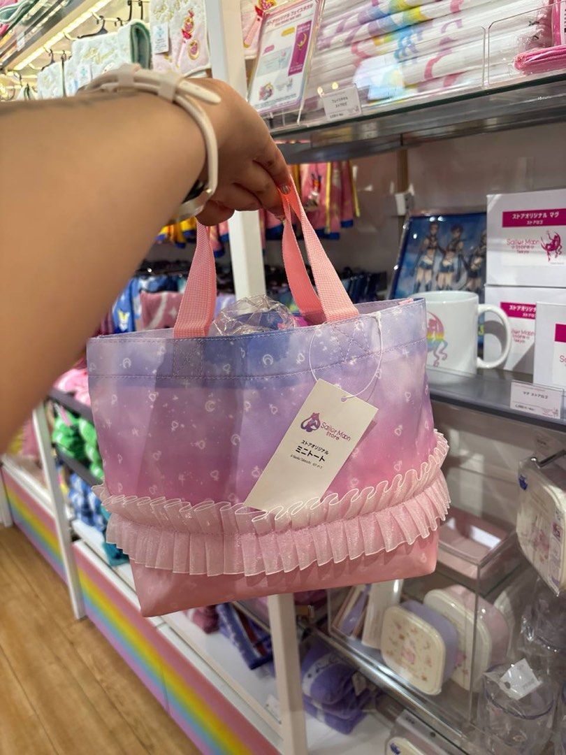 Pretty Guardian Sailor Moon Mini Tote Bag (Category: Tote Bags) located in Taguig. Submitted by looouuuiii (Listing ID 1391650919, Image 2). Description: Brandnew from Japan Original Sailor Moon Merchandise Location: Tipas, Taguig City MOP: BPI or Seabank MOD: Lalamove, Grab, J&T or Flash.