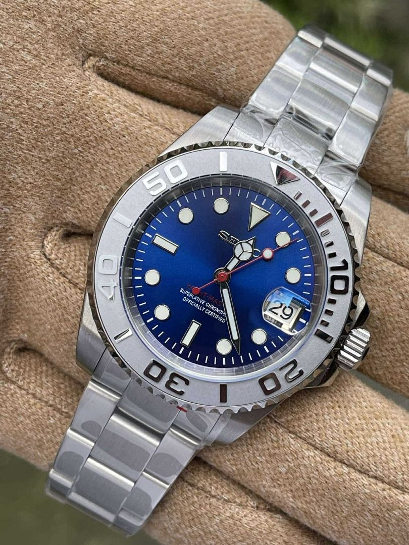 Seiko Mods (Yacht Master) (Category: Luxury Watches) located in Valenzuela. Submitted by jedmiguel (Listing ID 1391602368, Image 2). Description: Seiko Mods Yacht Master For only PHP 9300 Brandnew & Original • Complete links • Comes with box, paperbag & card ✅ can do shipping ✅ COD OR COP VIA LBC ✅ meetup near me PM for more details Valenzuela/South Caloocan Area DISCLAIMER: We are not affiliated, associated, or in any way officially connected wi