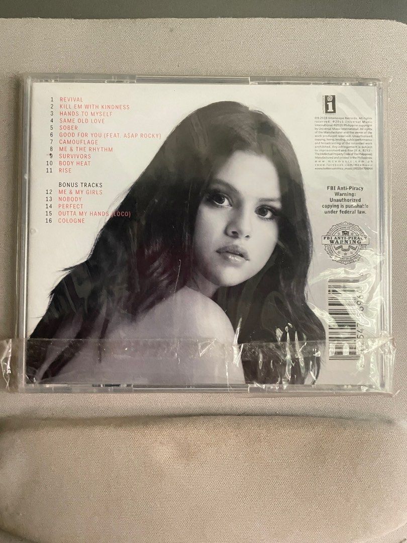 SELENA GOMEZ - Revival (Made in PH) (Category: Vinyls) located in Valenzuela. Submitted by radsouls (Listing ID 1391615702, Image 2). Description: SELENA GOMEZ - Revival (Made in PH) ✨AUTHENTIC/ORIGINAL✨ rfs: decluttering - UNSEALED Loc: Valenzuela City * 📦Delivery fee: handle po lahat ni Buyer pati pagbook. (payment (through GCASH), once na nabigay na ni seller sa driver yung album, tnx po)) .