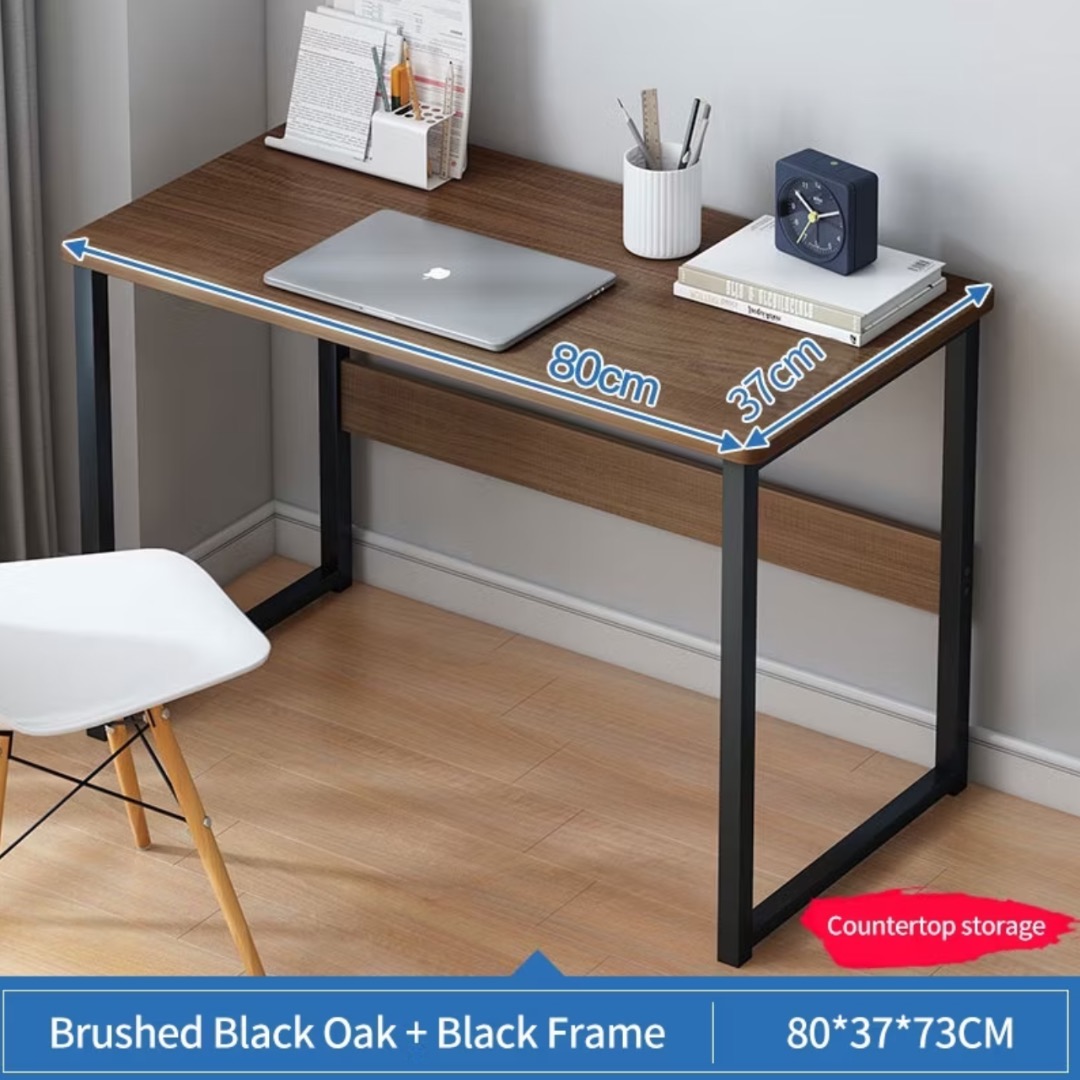 Simple Compact Office Desk | Space Saving Laptop Table With Countertop ...