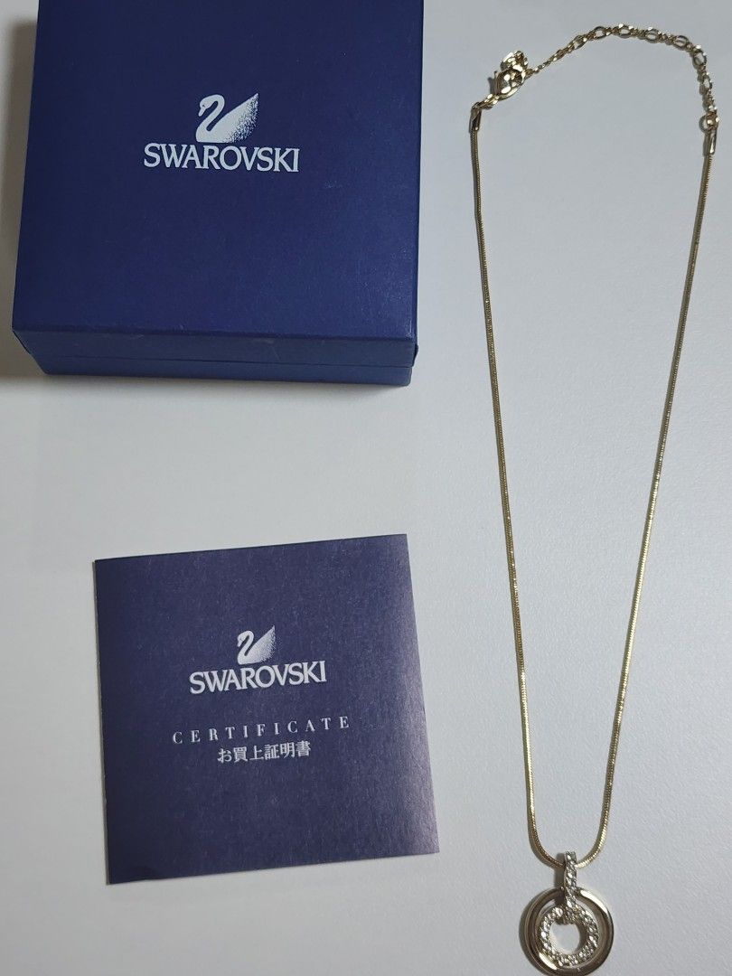 Swarovski (Category: Necklaces) located in Pasig City. Submitted by sroque (Listing ID 1391592621, Image 3). Description: with Box and Certificate.