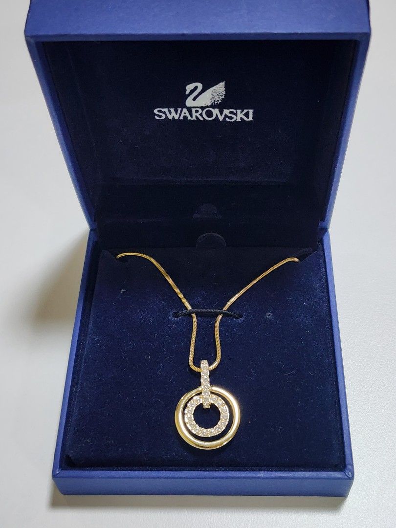 Swarovski (Category: Necklaces) located in Pasig City. Submitted by sroque (Listing ID 1391592621, Image 1). Description: with Box and Certificate.