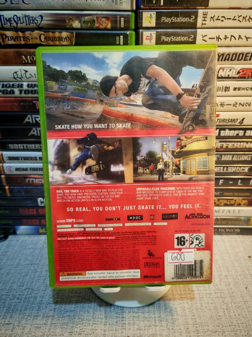 TONY HAWKS PROJECT 8 XBOX 360 (Category: Xbox) located in Santa Rosa. Submitted by tristanmunoz (Listing ID 1391589950, Image 2). Description: FOR SALE!!! Php 900 TONY HAWKS PROJECT 8 XBOX360 ACTIVISION PAL 100% Authentic Tested working condition Can do video calls Warranty: 24 hours testing warranty, will do change/return if item are proven damaged (will be void if defect is caused by accident, misuse, negligence, including tampering). Return de