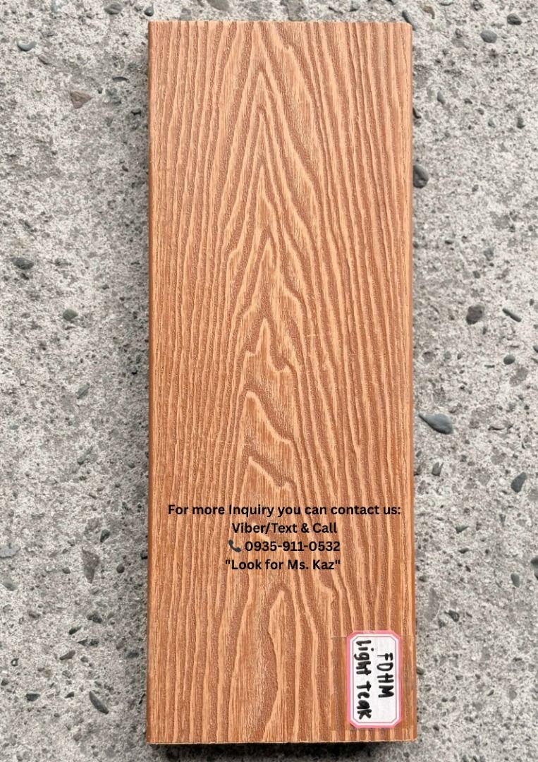 Wood Plastic Composite for Floor Deckings (Category: Construction & Building Materials) located in Caloocan City. Submitted by kazandra_rivera-37346 (Listing ID 1391561291, Image 2). Description: ✅ Elevate Your Space with Premium Floor Decking Solutions! ✨ Stylish • Durable • Low-Maintenance Transform your outdoor and indoor areas with our top-quality floor decking options, designed to withstand the diverse climate of the Philippines while adding