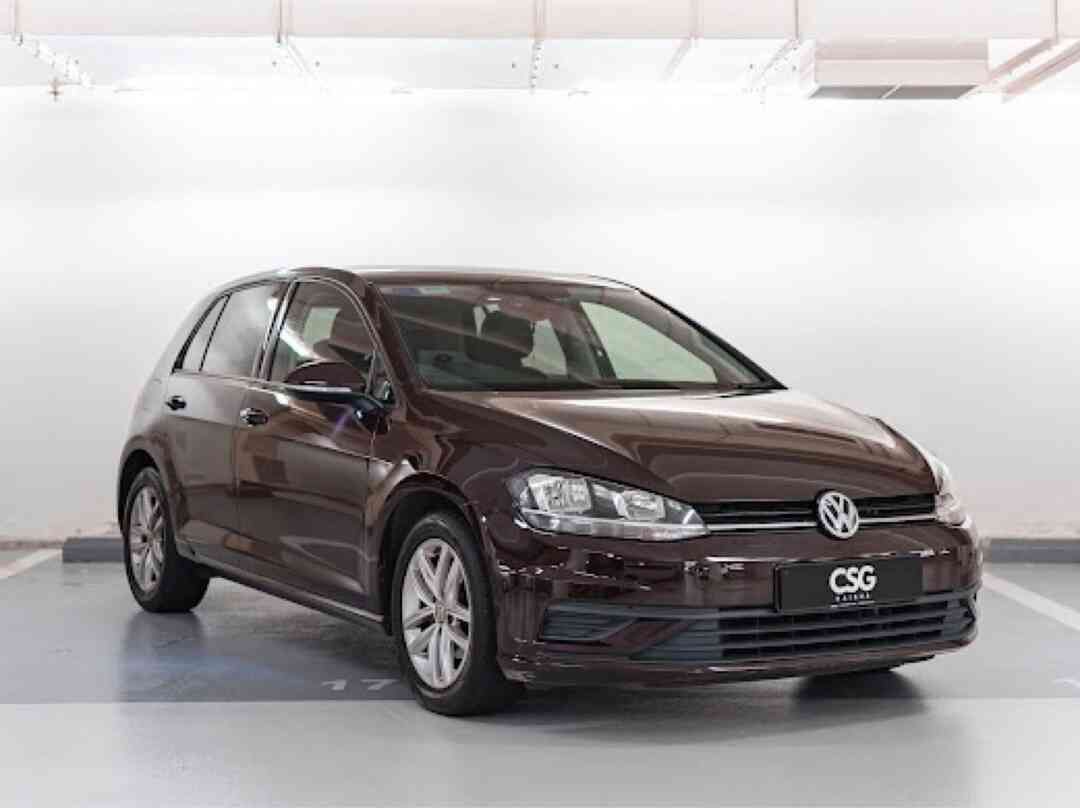 Volkswagen Golf 1.0 TSI DSG (A) (Category: Used Cars) located in Singapore. Submitted by csgkaisha (Listing ID 1431455619, Image 2). Description: Only 2 Owners, Fully stock, Original Black Ruby paintwork from VW, No repairs needed at all, buy with confidence, Accident Free, Viewing strictly by appointment basis only. Features: 1.0L 3 Cylinder 12V TSI Turbocharged mated to a 7 Speed Automatic DSG Gearbox, 7 Airbags, Auto LED DRL, Rain sensors, Kno