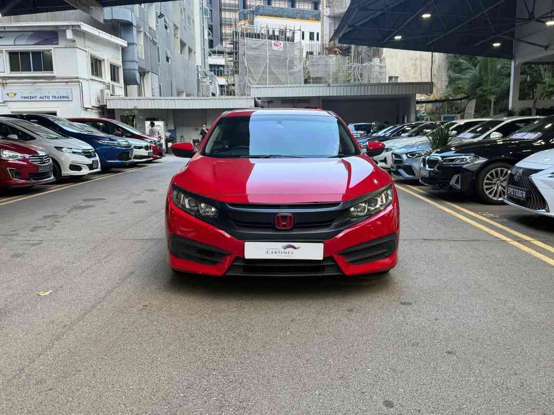 Honda Civic 1.6 i-VTEC (A) (Category: Used Cars) located in Singapore. Submitted by cartimesautomobile (Listing ID 1429524962, Image 2). Description: This highly fuel-efficient Honda Civic S a superb option for driving right up to the end of its COE. Ultra low interest rates starting from 1.28% and flexible up to 100% financing available for a limited time! Call us now to book your viewing and test drive! Features: 1.6L I-VTEC engine, 123bhp, Ear