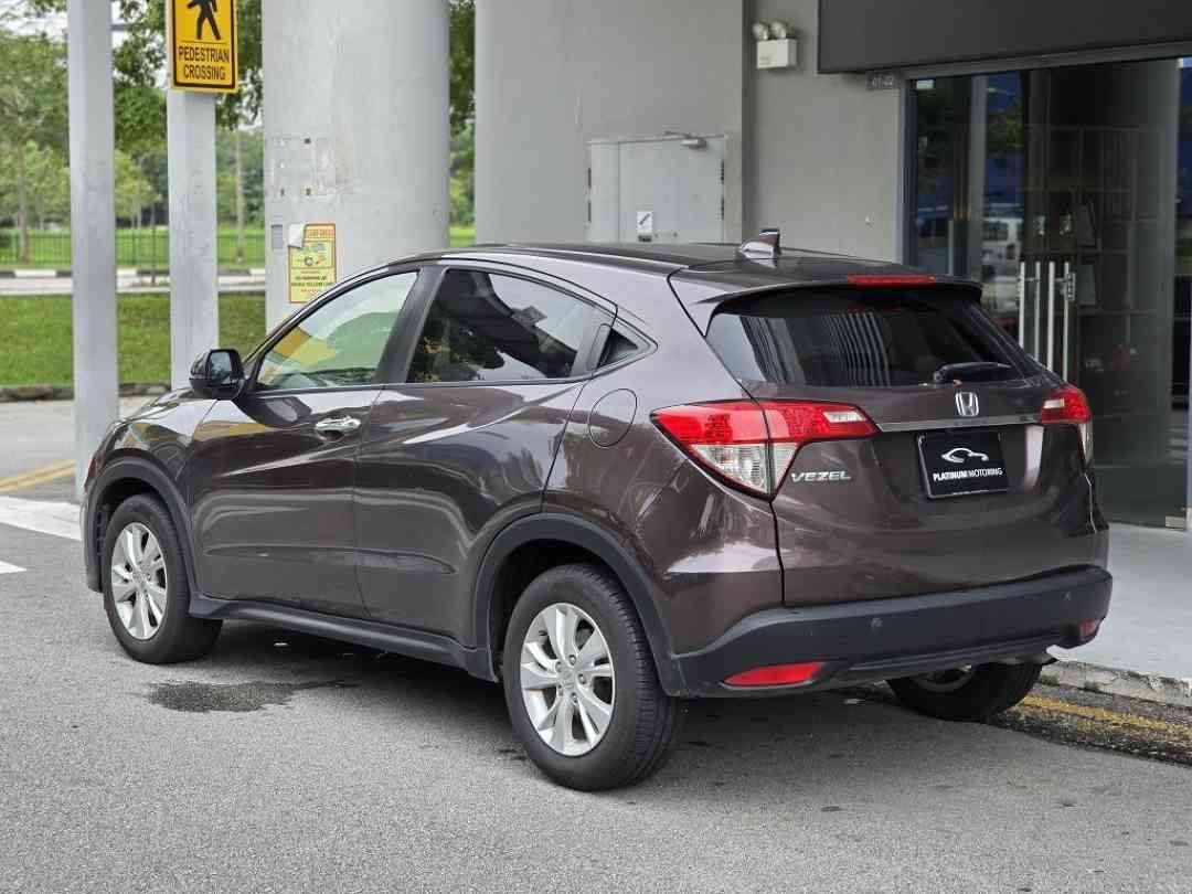 Honda Vezel 1.5 X [2018 FL] (A) (Category: Used Cars) located in Singapore. Submitted by platinummotoringsg (Listing ID 1436480079, Image 3). Description: Interest rates from as low as 1.28%! Full loan available. Choose from bank or in house financing! Proudly awarded Sgcarmart Premium Dealer for 3 consecutive years since 2023! All vehicles are certified quality pre-owned, meticulously inspected by our in house workshop! Enjoy in house warranty, 