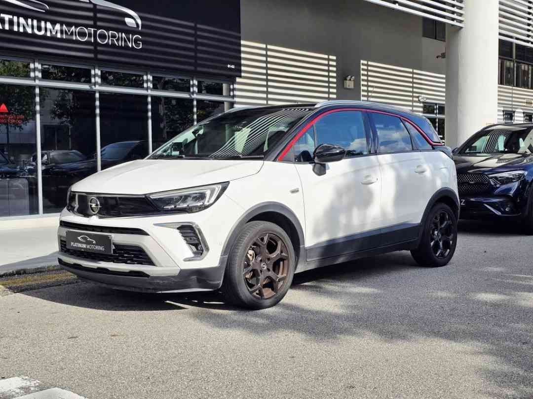 Opel Crossland X 1.2 Turbo Enjoy (A) (Category: Used Cars) located in Singapore. Submitted by platinummotoringsg (Listing ID 1444589440, Image 2). Description: 1 Owner only unit! 100% Accident free! Full agent serviced since day 1 with existing agent warranty till FEB 2027 for you to purchase with a peace of mind! STA / Workshop PPI check more than welcomed. Flexible financing options available including full loan with high trade in quotes availa