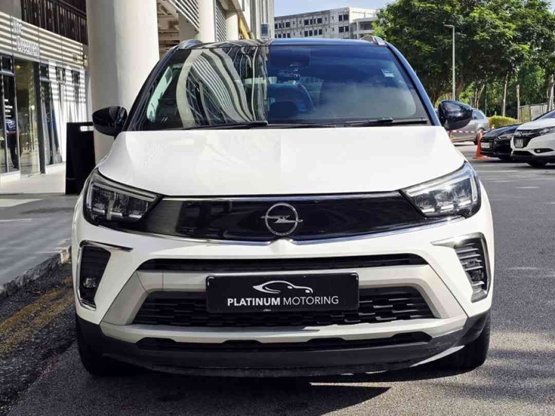 Opel Crossland X 1.2 Turbo Enjoy (A) (Category: Used Cars) located in Singapore. Submitted by platinummotoringsg (Listing ID 1444589440, Image 1). Description: 1 Owner only unit! 100% Accident free! Full agent serviced since day 1 with existing agent warranty till FEB 2027 for you to purchase with a peace of mind! STA / Workshop PPI check more than welcomed. Flexible financing options available including full loan with high trade in quotes availa