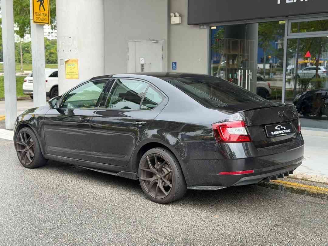SKODA Octavia 1.4 TSI Ambition (A) (Category: Used Cars) located in Singapore. Submitted by platinummotoringsg (Listing ID 1433865344, Image 3). Description: Interest rates from as low as 1.28%! Full loan available. Choose from bank or in-house financing! Proudly awarded Sgcarmart Premium Dealer for 3 consecutive years since 2023! All vehicles are certified quality pre-owned, meticulously inspected by our in-house workshop! Enjoy in-house warrant