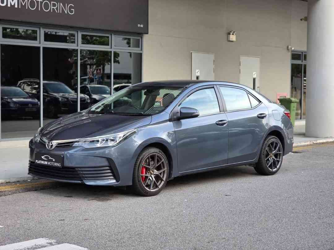 Toyota Corolla Altis 1.6 Eco (A) (Category: Used Cars) located in Singapore. Submitted by platinummotoringsg (Listing ID 1434895656, Image 2). Description: Interest rates from as low as 1.28%! Full loan available. Choose from bank or in house financing! Proudly awarded Sgcarmart Premium Dealer for 3 consecutive years since 2023! All vehicles are certified quality pre-owned, meticulously inspected by our in house workshop! Enjoy in house warranty,