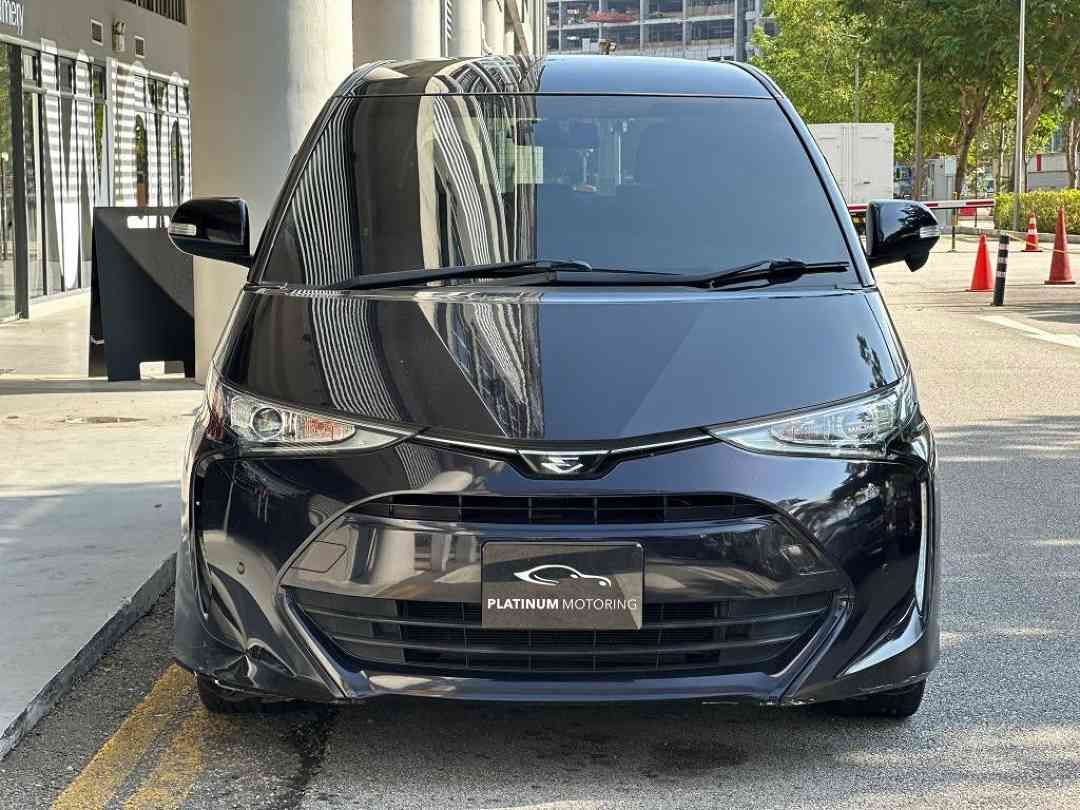 Toyota Estima 2.4 Aeras 7-Seater Moonroof (A) (Category: Used Cars) located in Singapore. Submitted by platinummotoringsg (Listing ID 1433683880, Image 1). Description: Interest rates from as low as 1.28%! Full loan available. Choose from bank or in-house financing! Proudly awarded Sgcarmart Premium Dealer for 3 consecutive years since 2023! All vehicles are certified quality pre-owned, meticulously inspected by our in-house workshop! Enjoy in-ho