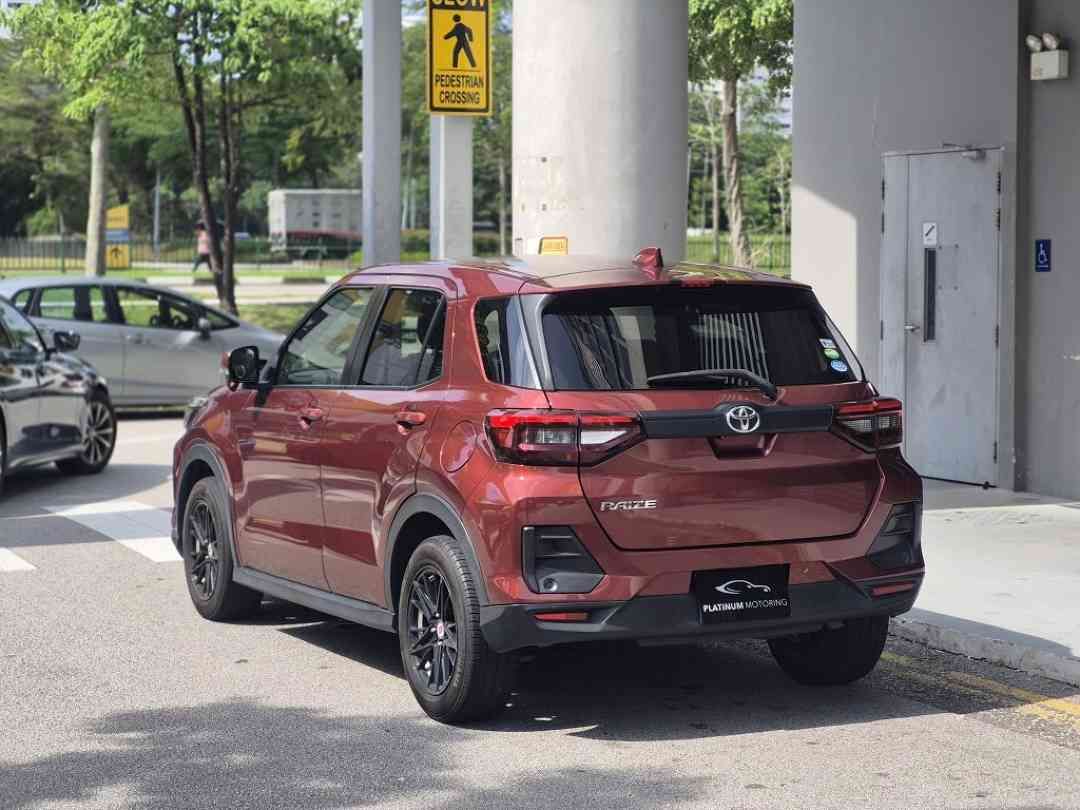 Toyota Raize 1.0 X Car Regency Edition (A) (Category: Used Cars) located in Singapore. Submitted by platinummotoringsg (Listing ID 1435192534, Image 3). Description: Interest rates from as low as 1.28%! Full loan available. Choose from bank or in-house financing! Proudly awarded Sgcarmart Premium Dealer for 3 consecutive years since 2023! All vehicles are certified quality pre-owned, meticulously inspected by our in-house workshop! Enjoy in-house