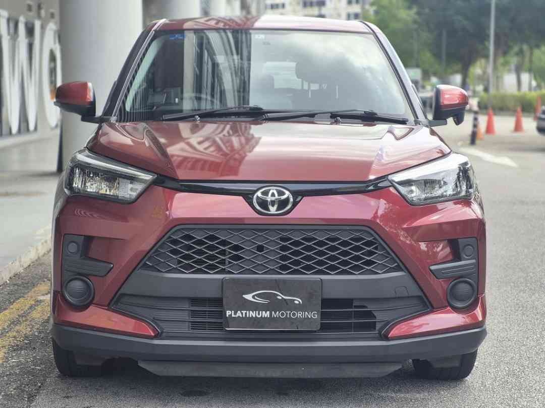 Toyota Raize 1.0 X Car Regency Edition (A) (Category: Used Cars) located in Singapore. Submitted by platinummotoringsg (Listing ID 1435192534, Image 1). Description: Interest rates from as low as 1.28%! Full loan available. Choose from bank or in-house financing! Proudly awarded Sgcarmart Premium Dealer for 3 consecutive years since 2023! All vehicles are certified quality pre-owned, meticulously inspected by our in-house workshop! Enjoy in-house
