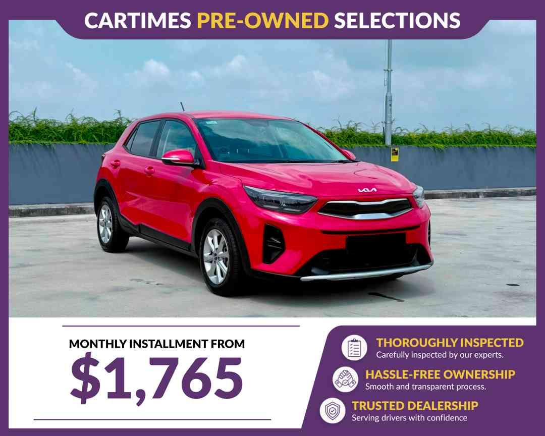 KIA STONIC 1.0 DCT MHEV (Category: Used Cars) located in Singapore. Submitted by cartimesautomobile (Listing ID 1454199500, Image 2). Description: Buy with confidence from our Certified Pre-Owned Collection. Gone through a 120-points health check, each unit is refurbished for the brand new car experience. Trade Ins are welcomed. Extended Warranty till end of COE available too! Contact our friendly salesman today to schedule for your next test dri