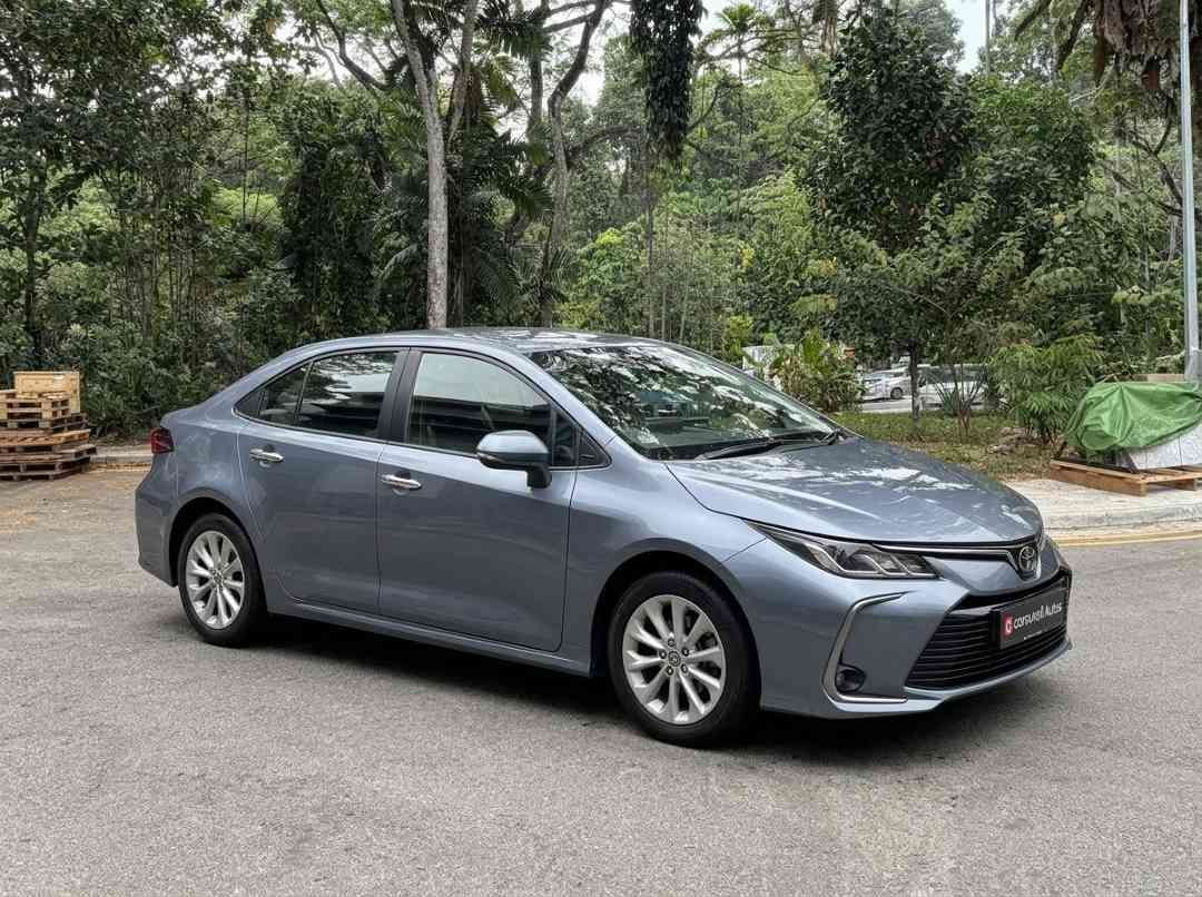 Toyota Corolla Altis 1.6 Standard (A) (Category: Used Cars) located in Singapore. Submitted by carousellcars (Listing ID 1451776851, Image 2). Description: Highly reliable, mid-sized family sedan. 1.6-liter Dual VVT-i Continuous Variable Transmission (CVT) and front-wheel drive (2WD). Well taken care of by owner. Low milage. Fuel saving. View to believe! Features: 1,598 cc inline 4-cylinder 16-valve DOHC 96 kW / 129 bhp at 6,400 rpm 159 Nm at 4,2