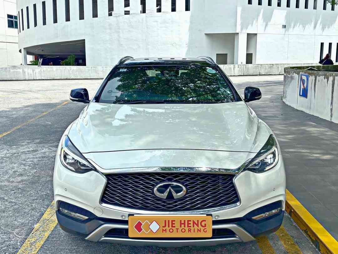 Infiniti QX30 2.0T Premium (A) (Category: Used Cars) located in Singapore. Submitted by jiehengmotoring (Listing ID 1442016417, Image 1). Description: Latest Addition! MB Interface And GLA Chassis Just Like Driving A Mercedes Benz! The Only Petrol QX30 Premium GT Moonroof In SG! Wearnes Agent Servicing Done Till 2024! Full Maintained By BMS Motorsports Till Date! Buy From A 5/5 Star Reviews Dealer Today! Immediate Car Ownership Transfer On Collec