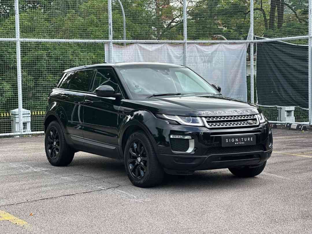 Land Rover Range Rover Evoque Diesel 2.0 TD4 SE (A) (Category: Used Cars) located in Singapore. Submitted by signaturemotors (Listing ID 1427346248, Image 2). Description: Showroom: 237 ALEXANDRA ROAD 237 Alexandra Road #02-04 Singapore 159929 Guaranteed buyback at $36k at the end of 2027! Extremely well-maintained, low mileage. Perfect for COE renewal too. Stylish SUV. Powerful yet efficient drive, luxurious interior with premium sound system. S