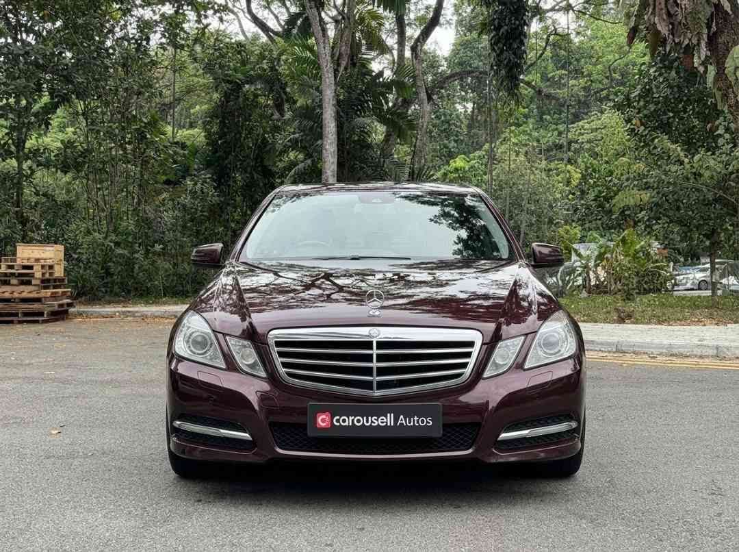 Mercedes-Benz E-Class Saloon E250 CGI Elegance (A) (Category: Used Cars) located in Singapore. Submitted by carousellcars (Listing ID 1452079778, Image 1). Description: Well-maintained 2010 Mercedes-Benz E250 CGI offering a smooth, powerful and comfortable drive. Spacious luxury sedan with elegant styling, excellent fuel efficiency for its class and a refined driving experience. Regularly serviced, clean interior and exterior, ideal for daily dri