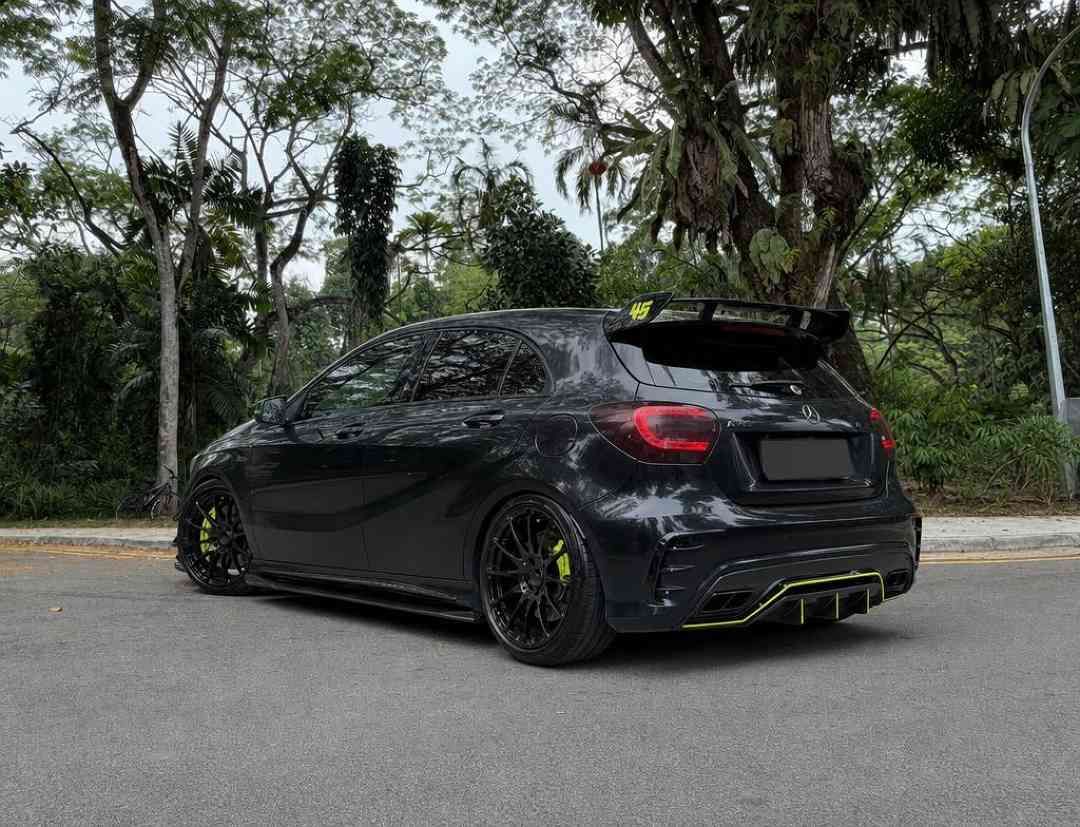 Mercedes-Benz A-Class A45 AMG 4MATIC (A) (Category: Used Cars) located in Singapore. Submitted by carousell_certified_partners (Listing ID 1461468525, Image 3). Description: One of the most powerful hot hatches ever produced! For those who appreciate perfection and ultimate performance, this is for you. Very well maintained by owner. Drive away with a peace of mind. 2 years engine & gb warranty! Flexible financing available! Don't miss out, hurry