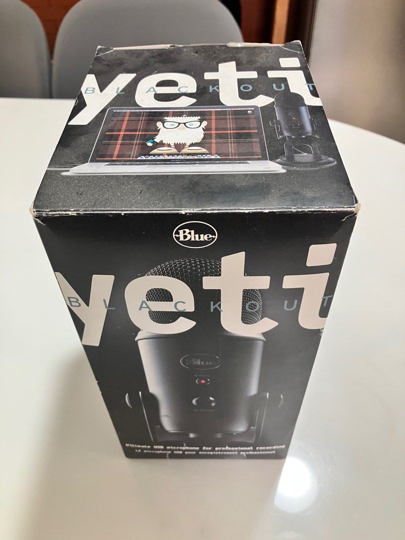Blue Yeti (Ultimate Professional USB Microphone) (Category: Microphones) located in Makati City. Submitted by michael_chiang (Listing ID 1412909289, Image 1). Description: Plug & Play | Perfect for Streaming, Zoom, Podcast, Recording 📌 Price: ₱6,500 📍 Location: [west triangle] 🚚 Meet-up / Delivery: Lalamove / Grab / J&T (buyer pays) ✅ Original Blue Yeti USB microphone ✅ Excellent sound quality ✅ 4 polar patterns: Cardioid, Bidirectional, Omnid